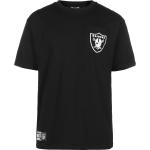 Equipaciones negras de algodón de fútbol rebajadas Las Vegas Raiders manga corta con cuello redondo NEW ERA talla S para hombre 