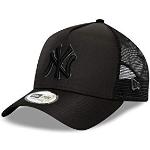 Gorras grises de poliester de béisbol  New York Yankees con logo NEW ERA Talla Única para mujer 