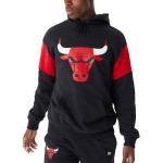 Sudaderas negras con capucha Chicago Bulls manga larga con logo NEW ERA Bulls talla XL para hombre 