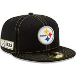 New Era NFL PITTSBURGH STEELERS Authentic 2019 Sideline 59FIFTY Road Cap, Größe:7 1/2