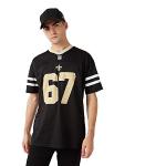 New Era Orleans Saints T Shirt NFL Jersey American Football Fanshirt Schwarz - L