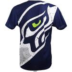 New Era Seattle Seahawks Navy Big Logo Back T-Shirt