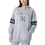 Sudaderas deportivas grises rebajadas New York Yankees con cuello redondo NEW ERA talla S para mujer 
