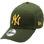 Gorras doradas de algodón de béisbol  New York Yankees con logo NEW ERA 9FORTY Talla Única para mujer 