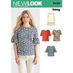 New Look Patrón de Costura Tops con Variaciones de Tela, Papel
