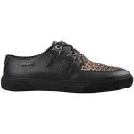 Zapatos negros de goma con puntera redonda formales leopardo New Rock talla 39 para mujer 