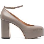 Zapatos grises de goma con plataforma con logo Roberto Festa talla 38 para mujer 