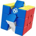 Nexcube 3x3 Clásico. El Cubo para Speedcubers. Máxima Velocidad. Sin Pegatinas. Con posicionamiento preciso y sistema de doble ajuste, multicolor