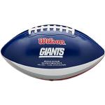 Wilson NFL City Pride Balón de fútbol Americano, New York Giants, Cuero Compuesto, para Jugadores Aficionados, Azul/Gris, WTF1523XBNE