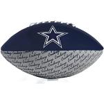 Wilson Wtf1523xbdl, Balón De Fútbol Americano Dallas Cowboys Cuero Compuesto Para Jugadores Aficionados Azu Unisex Adulto, Marrom (Brown), Pee Wee