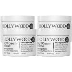 Cremas orgánicas blancas para puntos negros anti acné sin alcohol con aceite de árbol de té de noche de 50 ml Hollywoodskin 