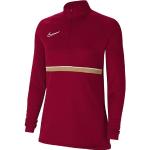 NIKE Womens Dril Top Academy 21 Drill Top para Mujer, Team Red/White/Jersey Gold/White, CV2653-677, XL