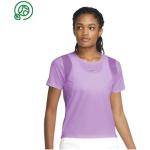 Camisetas moradas rebajadas de verano informales Nike talla S para mujer 