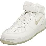 Zapatillas blancas de goma con cordones informales acolchadas Nike Air Force 1 Mid talla 43 para hombre 