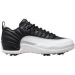 Nike AIR JORDAN XII LOW - Zapatillas de golf hombre black/white-varsity red-metallic silver