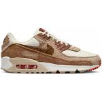 Nike AIR MAX 90 AMD - Zapatillas mujer pale ivory/picante red-summit white