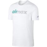 Camisetas blancas de algodón de cuello redondo con cuello redondo Nike Air Max 95 talla XL para hombre 