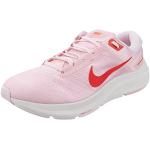 NIKE Air Zoom Structure 24, Sneaker Mujer, Med Soft Pink/LT Crimson-Summit White, 37.5 EU