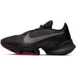 Nike Air Zoom Superrep 2, Gymnastics Shoe Hombre, Black/Sea Glass-Martian Sunrise-Red Plum-Hyper Violet, 40.5 EU