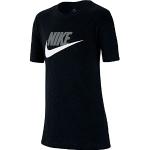 Nike B NSW tee Futura Icon TD Camiseta de Manga Corta, Niños, Black/(lt Smoke Grey), M