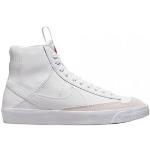 Zapatillas blancas de goma con cordones rebajadas Nike Blazer Mid 