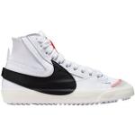 Zapatillas blancas de goma con cordones rebajadas Nike Blazer Mid 77 Jumbo para mujer 