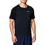 Camisetas deportivas negras Nike Rise 365 talla S para hombre 