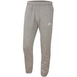Nike Hombre Pants, Dk Grey Heather/Matte Silver/White, L