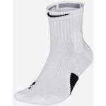 Calcetines deportivos blancos Nike Elite para hombre 