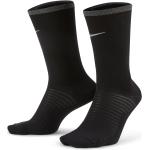 Calcetines negros de piel de running acolchados Nike 