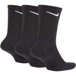 Calcetines negros de algodón de running con logo Nike talla XL para mujer 
