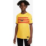 Camisetas infantiles amarillas de poliester Barcelona FC Nike 4 años para niño 