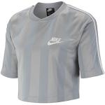 Camisetas deportivas grises manga corta de punto Nike talla XL para mujer 