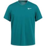 Camisetas verdes de poliester de manga corta manga corta con escote V con logo Nike talla XL para hombre 