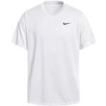 Camisetas blancas de poliester de manga corta manga corta con escote V de punto Nike talla XL para hombre 
