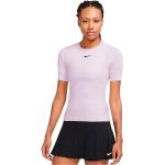 Camisetas deportivas rosas de poliester rebajadas de punto Nike Dri-Fit talla M para mujer 