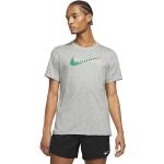 Camisetas deportivas grises de algodón rebajadas Nike Dri-Fit talla S para hombre 