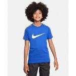 Camisetas azules de deporte infantiles Nike Repeat para niño 