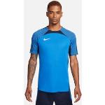 Camisetas deportivas azules Nike Strike para hombre 