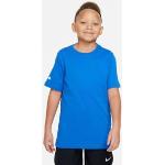 Camisetas azules de deporte infantiles Nike para niño 