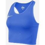Camisetas azules de running sin mangas Nike para mujer 
