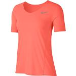 Nike City Sleek Short Sleeve T-shirt Naranja XS Mujer