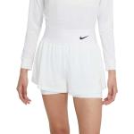 Shorts blancos de poliester de running Nike Court talla M para mujer 