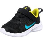 Nike Downshifter 10 (TDV), Running Shoe Unisex niños, Black/Chlorine Blue-High Voltage-Dark Smoke Grey-White, 21 EU