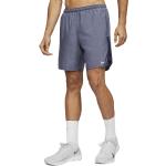 Shorts azules de poliester rebajados Nike Challenger talla M para hombre 