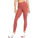 Pantalones rojos de jogging rebajados Nike Dri-Fit talla XS para mujer 