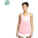 Nike DRY ELASTIKA - Camiseta de tirantes mujer pink glaze/barely volt