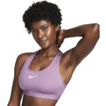 Nike DX6821-536 W NK SWSH Med SPT Bra Sports Bra Mujer Violet Dust/White Tamaño XL