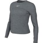 Nike FB4297-084 W NK Swift ELMNT DF UV CRW Top Sweatshirt Mujer Smoke Grey/LT Smoke Grey/Reflective Tamaño S