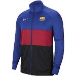 Chaquetas deportivas infantiles azules de piel Barcelona FC Nike 